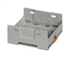 2201819: DIN RAIL HOUSING, LOWER, ABS, GREY