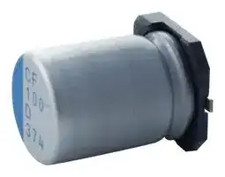 PCF1D101MCL1GS: Polymer Aluminium Electrolytic Capacitor, 100 µF, 20 V, Radial Can - SMD, 0.022 ohm