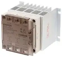 G3PE-515B-3 12-24VDC: Solid State Relay, 3PST-NO, 15 A, 30 VDC, DIN Rail/Panel, Screw, Zero Crossing