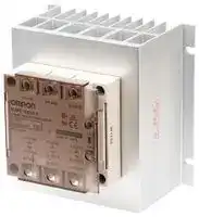 G3PE-535B-3 12-24VDC: Solid State Relay, 3PST-NO, 35 A, 30 VDC, DIN Rail/Panel, Screw, Zero Crossing