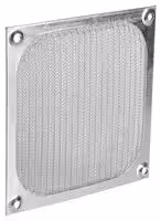 FM80: Fan Filter Assembly, 80 mm, 80mm Axial Fans, 71.4 mm, Stainless Steel