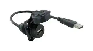 USBAPSCC7205A.: USB CABLE, 2.0, TYP A PLUG-A RCPT, 19.7"