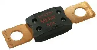 0298080.ZXEH: Fuse, Automotive, Bolt Down, Time Delay, 80 A, 32 V, 29.2mm x 19mm x 9.9mm
