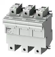3NW7231: Fuse Holder, Cylindrical, 3P, 100 A, 690 VAC, 22 mm x 58 mm