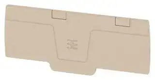 1990140000: End Cover, for Use with Weidmuller A Series Terminal Blocks, Klippon A Series