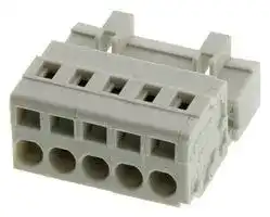 721-605.: TERMINAL BLOCK, PLUGGABLE, 5POS, 12A