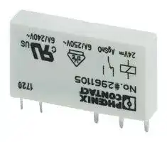 2961105: General Purpose Relay, REL-MR Series, Power, Non Latching, SPDT, 24 VDC, 6 A