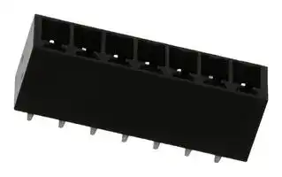 39511-1007: 3.81MM EURO HEADER VERT BLK 7CKT