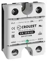 84137110N: Solid State Relay, 25 A, 660 VAC, Panel Mount, Screw, Zero Crossing
