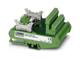 2308124: Terminal Block Interface, 2 x IDC 14 Position Plug, Screw Type 32 Position Terminal Block