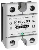 84137121N: Solid State Relay, 50 A, 660 VAC, Panel Mount, Screw, Zero Crossing