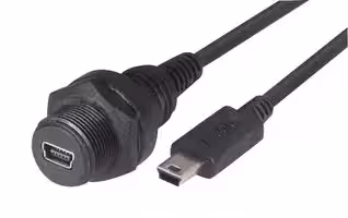 WPUSBMB5X-05M: USB Cable, Mini Type B Plug to Mini Type B Receptacle, 500 mm, 19.7