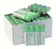 MP-PSG90902: Battery, 1.5 V, AAA, Alkaline, 1.1 Ah, Raised Positive and Flat Negative, 40 pcs/pack