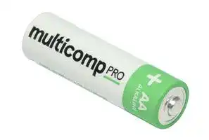 MP-PSG90903: Battery, 1.5 V, AA, Alkaline, 2.6 Ah, Raised Positive and Flat Negative, 40 pcs/pack