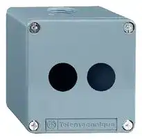 XAPM1502: EMPTY CONTROL STATION, ZINC ALLOY, BLUE