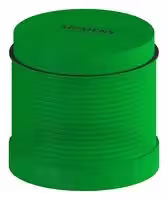 8WD4450-0CC: Visual Signal Indicator, Green, Flashing, 230 VAC, IP65, 70 mm, 65.5 mm