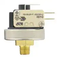 A9-1: Pressure Switch, Snap-Action, 21 A @ 125/250 VAC, 1/8" MNPT, 2.9 psi, 8.7 psi, SPDT