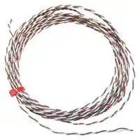 Z2-T-1M (IEC) (PACK OF 10): Thermocouple, Twin Twisted, T, -75 °C, 260 °C, PTFE (Polytetrafluoroethylene), 3.3 ft, 1 m