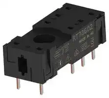RT78602: Relay Socket, Through Hole, PC Pin, 8 Pins, 250 VAC, RT Series