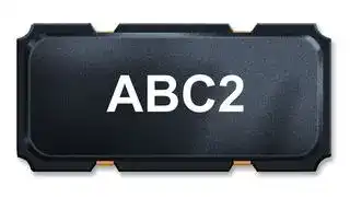 ABC2-7.3728MHZ-4-T: Crystal, 7.3728 MHz, 30 ppm, 30 ppm, 16 pF