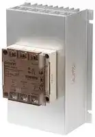 G3PE-545B-3 12-24VDC: Solid State Relay, 3PST-NO, 45 A, 30 VDC, DIN Rail/Panel, Screw, Zero Crossing