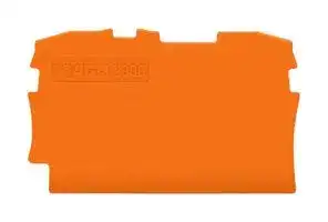 2000-1292: Accessory, WAGO TOPJOB S 2000 Series DIN Rail Mounted Terminal Blocks, End & Intermediate Plate
