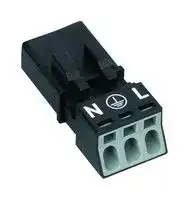 890-213: Pluggable Terminal Block, 4.4 mm, 3 Ways, 22 AWG, 16 AWG, 1.5 mm², Push In