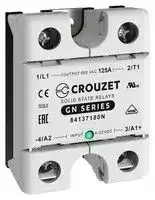 84137180N: Solid State Relay, 125 A, 660 VAC, Panel Mount, Screw, Zero Crossing