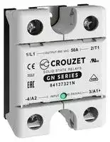 84137321N: Solid State Relay, 50 A, 660 VAC, Panel Mount, Screw, Random Turn On