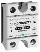 84137460N: Solid State Relay, 50 A, 660 VAC, Panel Mount, Screw, Zero Crossing