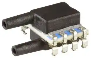 RSCMJJM005NDSE3: Pressure Sensor, Medical, 5 Inch-H2O, Digital, Differential, 3.3 VDC, Dual Radial Barbless, 1.7 mA
