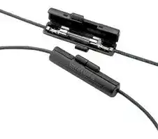 01500322.HXA: IN-LINE FUSE HOLDER, 1/4X1-1/4", WIRE LEADED