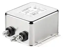FN2010-12-07: Power Line Filter, General Purpose, 230 VAC, 12 A, Single Phase, 1 Stage, Chassis Mount