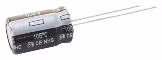 EEUFR0J821B: Electrolytic Capacitor, 820 µF, 6.3 V, ± 20%, Radial Leaded, 6000 hours @ 105°C, Polar