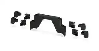 2706360: DIN RAIL HOUSING, UPPER, POLYAMIDE, BLK