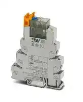 2910503: Power Relay, DPDT, 24 VAC/VDC, 6 A, PLC-INTERFACE Series, DIN Rail