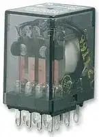 KHAU-17D11-24: General Purpose Relay, KHA Series, Power, Non Latching, 4PDT, 24 VDC, 5 A