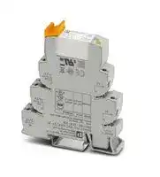 2967112: Power Relay, DPDT, 24 VAC/VDC, 50 mA, PLC-INTERFACE Series, DIN Rail