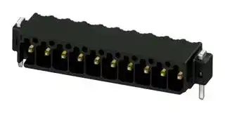 1835969: Terminal Block, Header, 2.54 mm, 2 Ways, 6 A, 160 V, Through Hole Right Angle