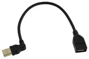U005-10I: COMPUTER CABLE, USB, 10", BLACK
