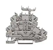 2000-2231: DIN Rail Mount Terminal Block, 4 Ways, 24 AWG, 16 AWG, 1.5 mm², Clamp, 10 A