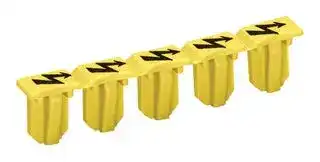 2002-115: Terminal Block Marker, Protective Warning Marker, Wago TOBJOB S 2002 Series Terminal Blocks