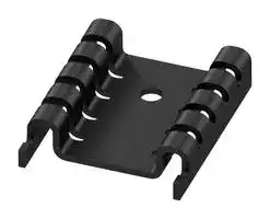 FK 233 220 SA TO 220: Heat Sink, Anodised Black, 20.2 K/W, TO-220, 27 mm, 7 mm, 33 mm