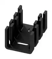 FK 234 SA L 1 TO 220: Heat Sink, Anodised Black, 17 K/W, TO-220, 18.5 mm, 15 mm, 28 mm