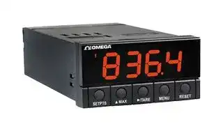 DP25B-E-230-A: Panel Meter, Process, 4-Digit, 21 mm, 230 VAC, Analog, DP25B Series