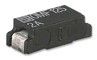 3404.0012.11: Fuse, Surface Mount, 2 A, Fast Acting, 125 VAC, 125 VDC, SMD, OMF 125