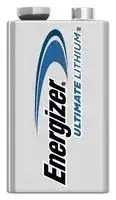 633287: Battery, 9 V, PP3, Lithium Manganese Dioxide, 800 mAh, Snap Contact