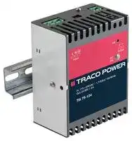 TIS 75-124: AC-DC CONVERTER, DIN RAIL, 1 O/P, 75W, 3