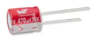 870055673001: Polymer Aluminium Electrolytic Capacitor, 10 µF, 35 V, Radial Leaded, 0.04 ohm
