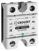 84138010N: Solid State Relay, 25 A, 270 VAC, Panel Mount, Screw, Zero Crossing